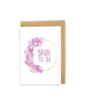 Load image into Gallery viewer, Cute Balloon Arch Bridal Shower Card