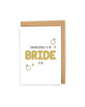 Load image into Gallery viewer, Cute Bride Balloon Bridal Shower Card