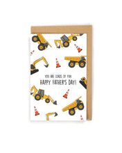 Load image into Gallery viewer, Construction Truck Father's Day Card for Dad