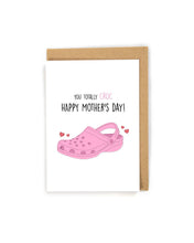 Load image into Gallery viewer, Cute Croc Mother's Day Card