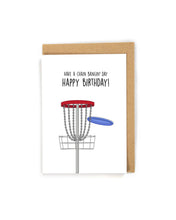 Load image into Gallery viewer, Pun Disc Golf Birthday Card