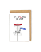 Load image into Gallery viewer, Pun Disc Golf Birthday Card