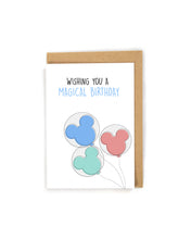Load image into Gallery viewer, Magical Balloons Birthday Card