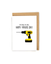 Load image into Gallery viewer, Funny Drill Tools Father's Day Card