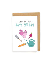 Load image into Gallery viewer, Gardening Birthday Card for her/mom