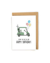 Load image into Gallery viewer, Golf Cart Birthday Card
