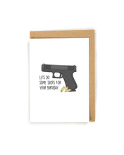 Load image into Gallery viewer, Firearm Gun Birthday Card