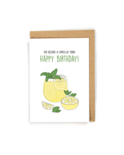 Load image into Gallery viewer, Cute limoncello birthday card