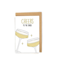 Load image into Gallery viewer, Modern Cheers Bridal Shower Card