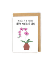 Load image into Gallery viewer, Funny Orchid Mother's Day Card
