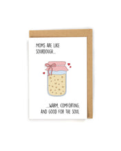 Load image into Gallery viewer, Cute and Funny Sourdough Starter Mother's Day Card