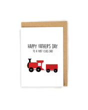 Load image into Gallery viewer, Train Father's Day Card for Dad