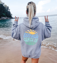 Load image into Gallery viewer, Trendy beach waves quote oversized hoodie sweatshirt