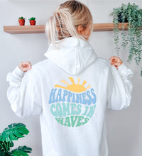 Load image into Gallery viewer, Trendy beach waves quote oversized hoodie sweatshirt