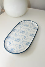 Load image into Gallery viewer, Cute Blue Flower Bow Trinket Dish