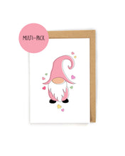 Load image into Gallery viewer, Gnome Multi Pack of Galentine's Day Card