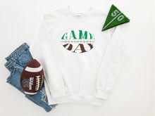 Load image into Gallery viewer, Game day Sunday football crewneck sweatshirt