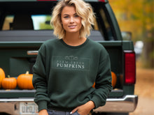 Load image into Gallery viewer, Cute trendy fall pumpkin crewneck sweatshirt