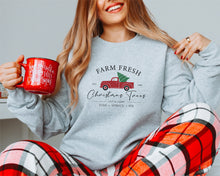 Load image into Gallery viewer, Christmas tree farm crewneck sweatshirt