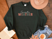 Load image into Gallery viewer, Cozy sweater weather crewneck sweatshirt