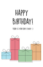 Load image into Gallery viewer, Happy Birthday Card