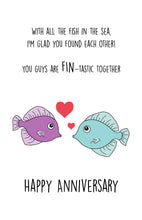 Load image into Gallery viewer, Cute Anniversary Card for Couple