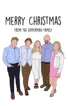 Load image into Gallery viewer, Faceless Merry Christmas Card