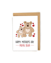Load image into Gallery viewer, Mother's Day Bear Card
