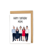 Load image into Gallery viewer, custom birthday card, custom faceless birthday card, custom faceless portrait birthday card, faceless portrait card, cute birthday card, loving birthday card, birthday card for her, birthday card for him, birthday card for girlfriend, birthday card for boyfriend, birthday card for mom, birthday card for dad, birthday card for wife, birthday card for husband, birthday card, happy birthday card