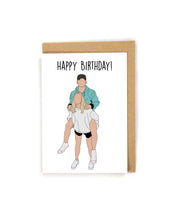 Load image into Gallery viewer, custom birthday card, custom faceless birthday card, custom faceless portrait birthday card, faceless portrait card, cute birthday card, loving birthday card, birthday card for her, birthday card for him, birthday card for girlfriend, birthday card for boyfriend, birthday card for mom, birthday card for dad, birthday card for wife, birthday card for husband, birthday card, happy birthday card