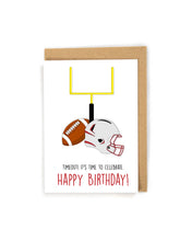 Load image into Gallery viewer, Football Birthday Card