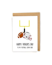 Load image into Gallery viewer, Sweet Football Father's Day Card