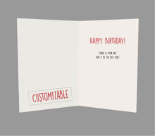 Load image into Gallery viewer, Cute and funny workout birthday card
