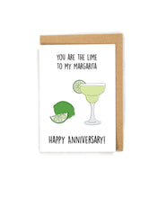 Load image into Gallery viewer, Cute Margarita Anniversary Card for him/her