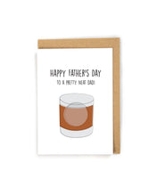 Load image into Gallery viewer, Cute Neat Whiskey Father's Day Card