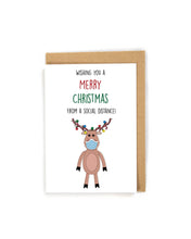 Load image into Gallery viewer, Christmas Card Reindeer