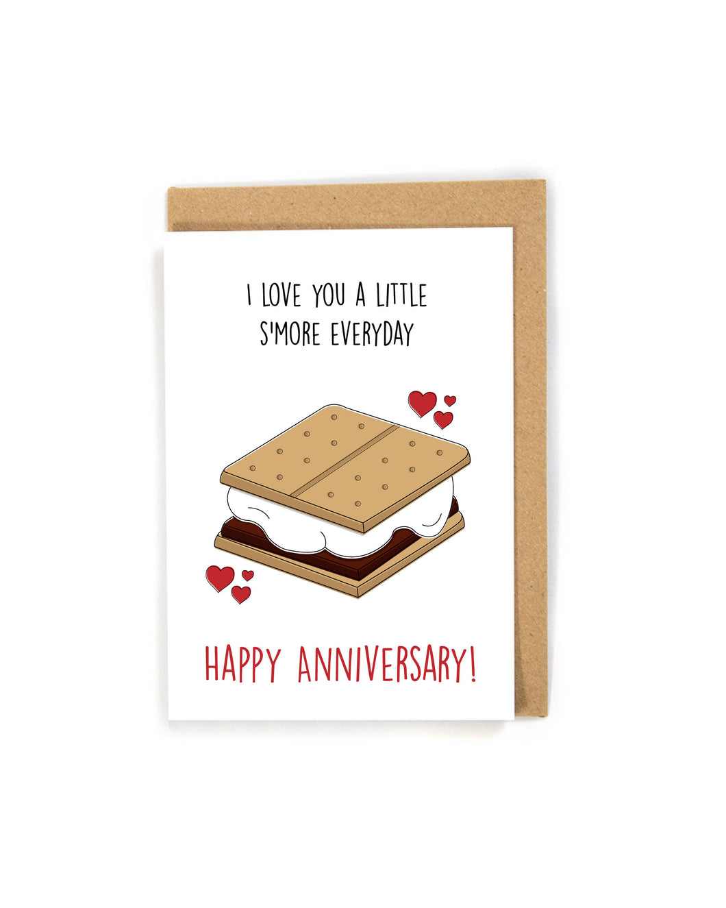Smores Anniversary Card for Spouse