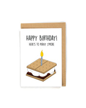 Load image into Gallery viewer, Cute Pun S'mores Birthday Card