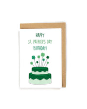 Load image into Gallery viewer, St Patrick's Day Birthday Card