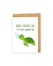 Load image into Gallery viewer, Punny Turtle Father's Day Card