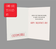 Load image into Gallery viewer, Fishing Valentine's Day Card for him/husband/boyfrined