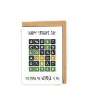Load image into Gallery viewer, Trendy Wordle Father's Day Card