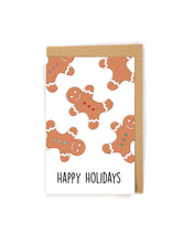 Load image into Gallery viewer, Gingerbread Happy Holiday Card