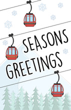 Load image into Gallery viewer, Happy Holiday Skiing Card