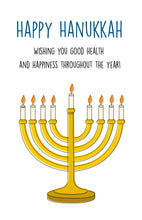 Load image into Gallery viewer, Hanukkah Card
