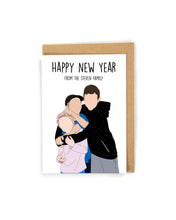 Load image into Gallery viewer, Faceless Happy New Year Card