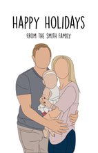 Load image into Gallery viewer, Faceless Happy Holiday Card