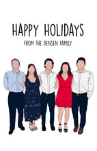 Load image into Gallery viewer, Faceless Happy Holiday Card