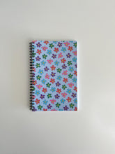 Load image into Gallery viewer, Floral Lined Spiral Notebook