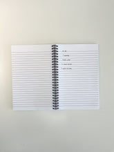 Load image into Gallery viewer, Lemon Lined Spiral Notebook